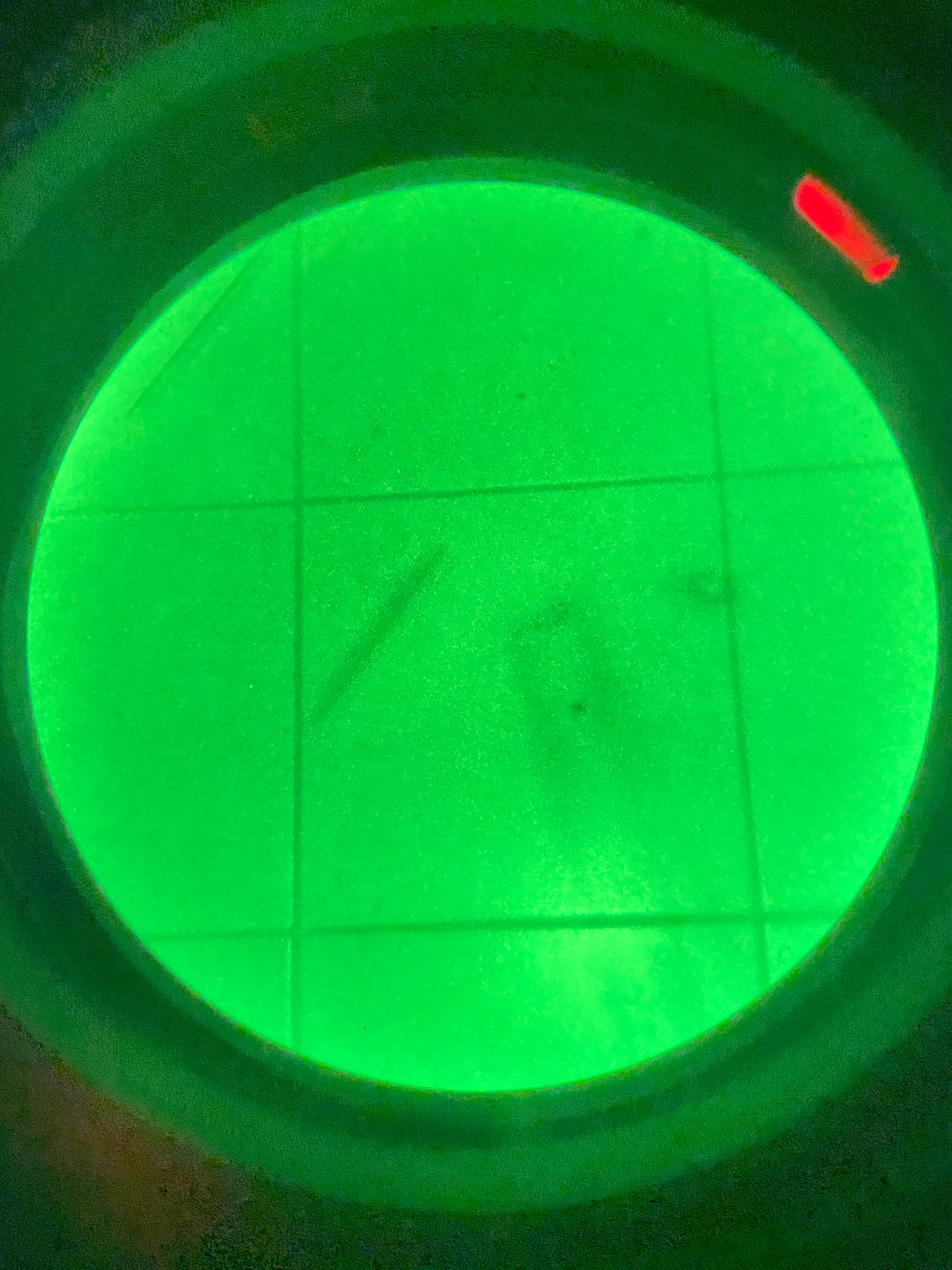 Blemished Omni 7 PVS-14 through the tube