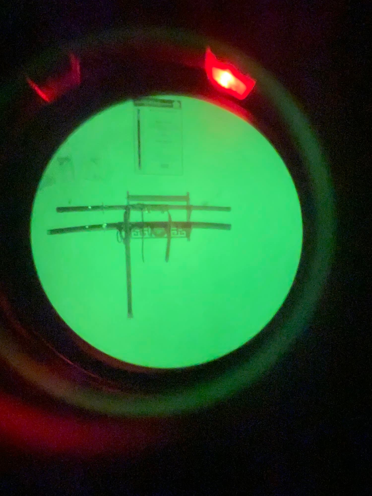 PVS-14 through the tube