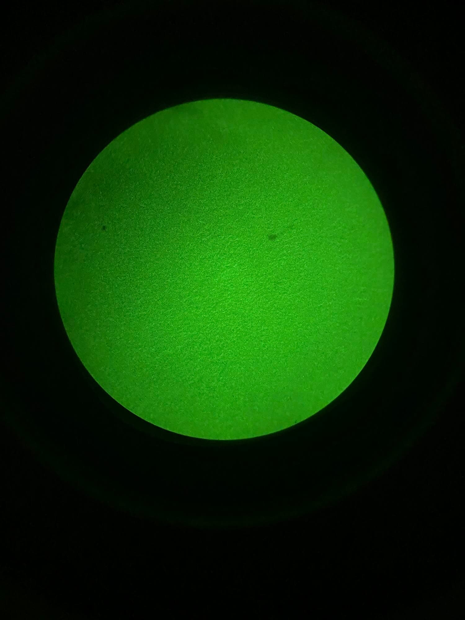 PVS-14 through the tube