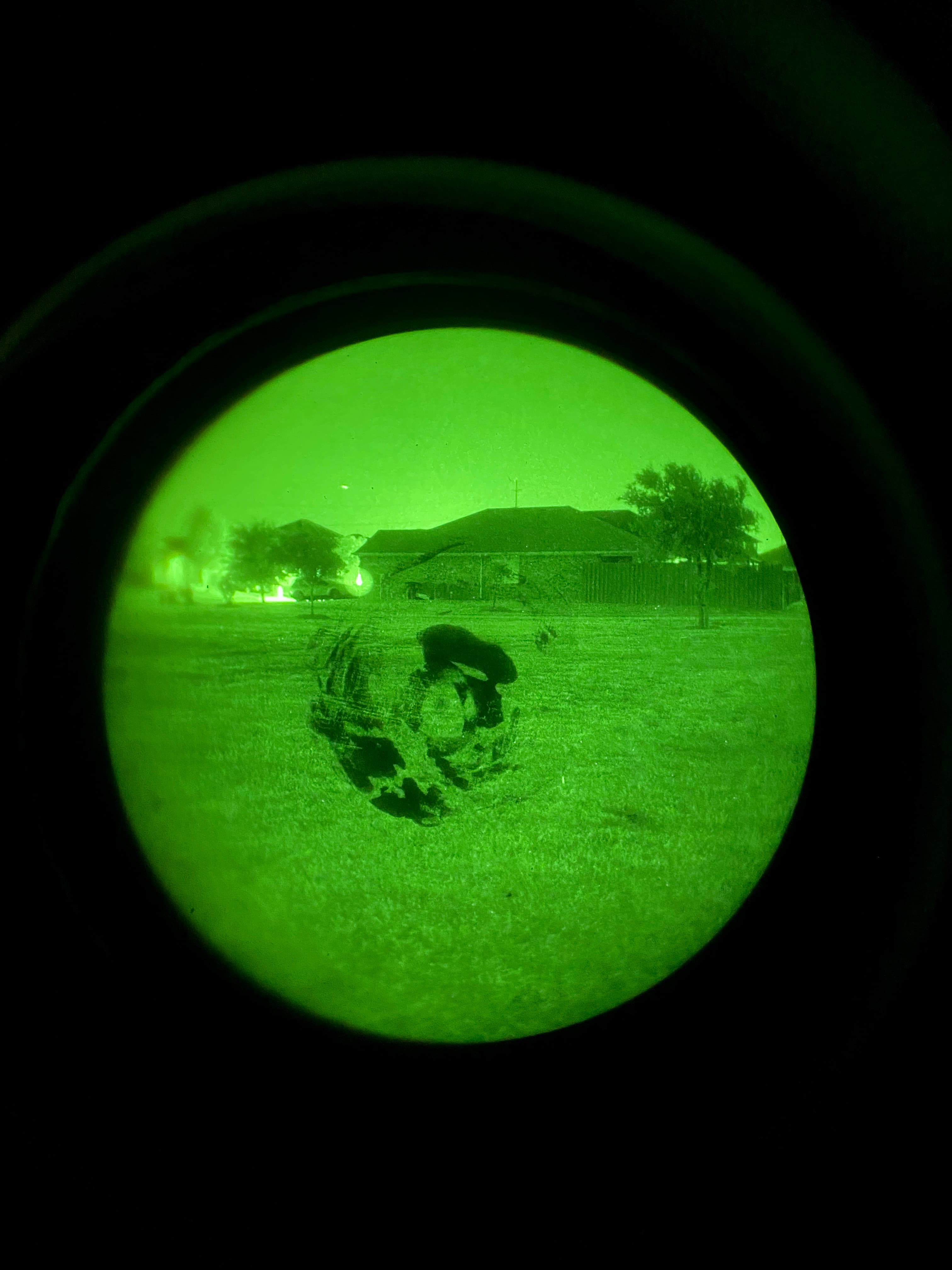 PVS-14 through the tube